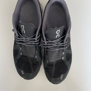 On Running Women’s Black and Gray Athletic Shoes